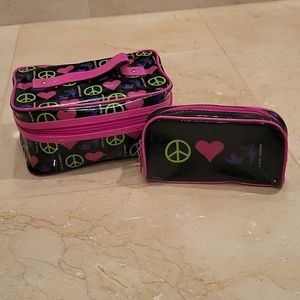 Steve Madden Peace, Love, & Shoes Makeup Bag Set